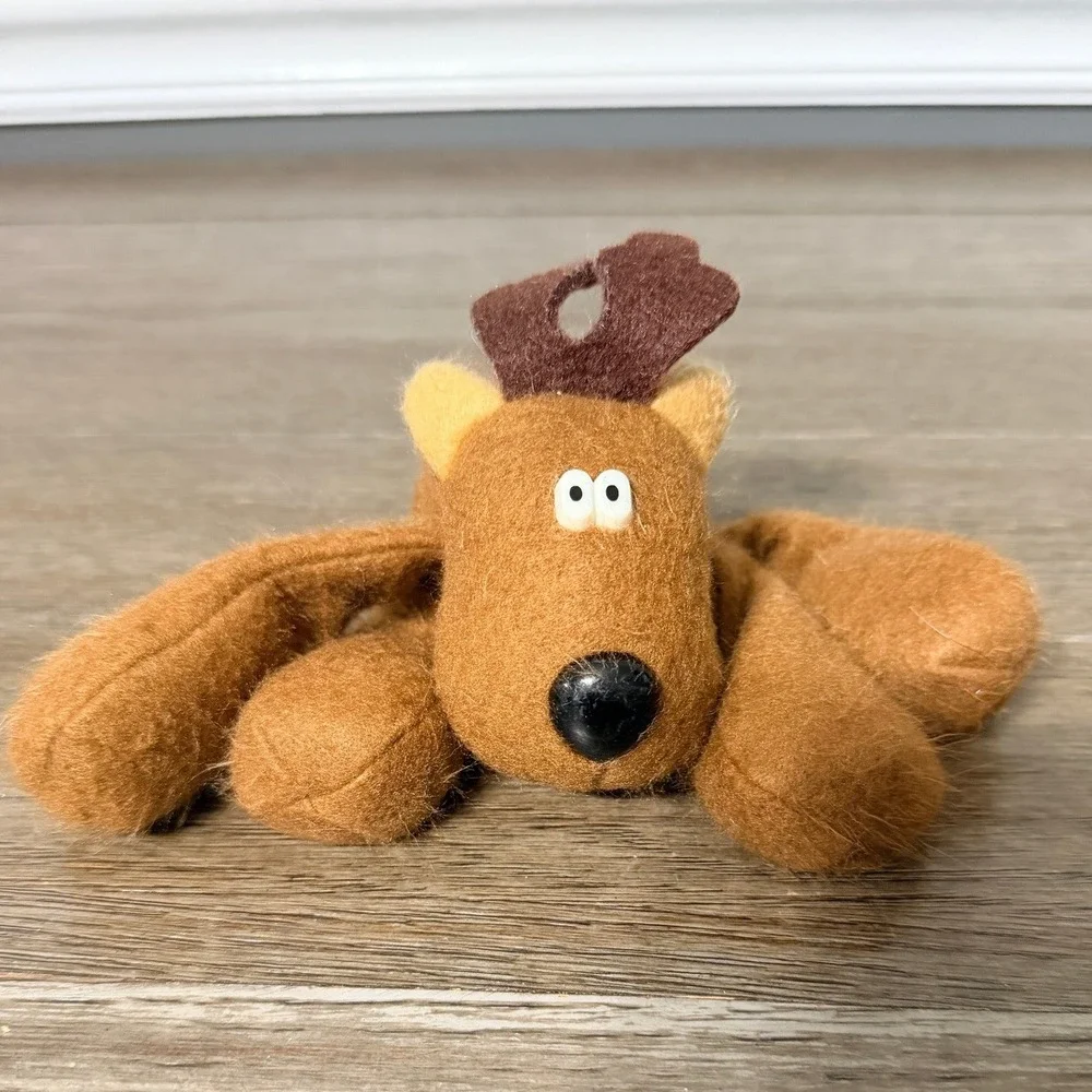 Vintage 1979 Hallmark Rodney Reindeer Plush Stuffed Animal Toy Christmas